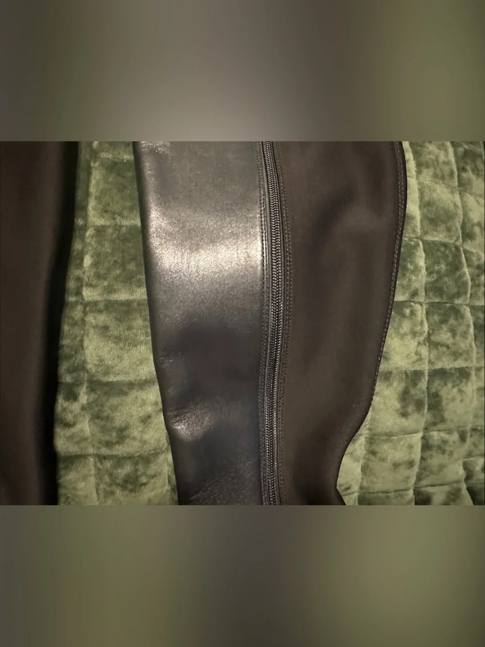 Michael Kors Black Leather & Stretch Over-the-Knee Boots